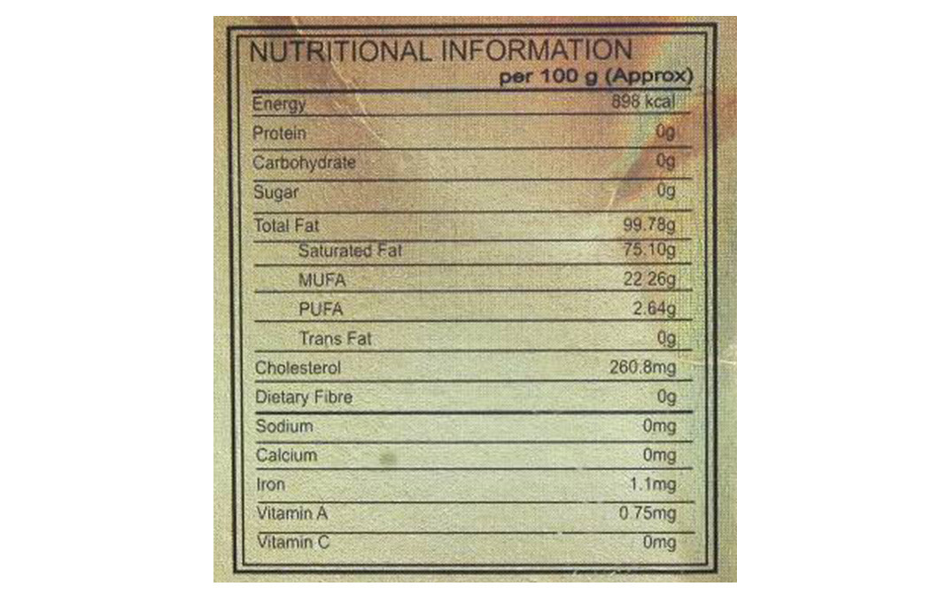 Patanjali Cow's Ghee    Box  200 millilitre